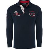 CARISMA Shirt  donkerblauw / kersrood / wit