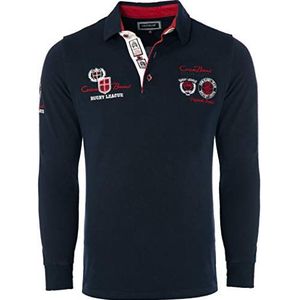 CARISMA Shirt  donkerblauw / kersrood / wit