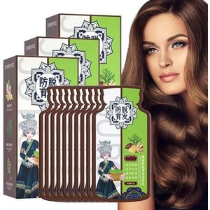 Gemberplantenextract Anti-haaruitval haarshampoo, Gember haargroeishampoo, Anti-haaruitval Gembershampoo (Color : 3Boxs)