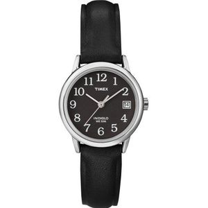 Timex Vrouwen Analoge Quartz Horloge 12345465646, Zwart/Zwart, 25 mm, Riem