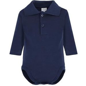 Ellepi Body polokraag lange mouwen warm katoen pasgeborenen opstaande kraag kleine kinderen kinderen maanden jaar wit crème grijs rood blauw lichtblauw, Blauw, 3 Maanden
