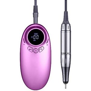 Nagel Boor, 35000 RPM Coreless Motor Draadloze Elektrische Nagelboormachine, Draagbare Oplaadbare Nail Art Elektrische Manicure Nagelboor Professioneel Nagelgereedschap ( Color : Pink )