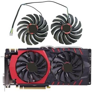1LOT 95MM 4PIN PLD10010S12HH GTX 980 GPU-ventilator, voor MSI voor GeForce 980TI 970 960 grafische kaartkoelventilator