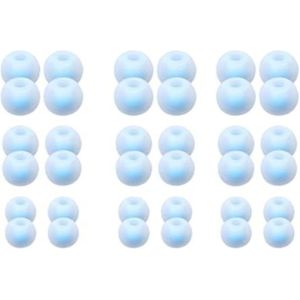 sodeber 18Pairs Vervanging Siliconen Tips Oordopjes Oordopjes Set Oordopjes Vervanging Geniet Van Duidelijk Geluid Comfort Fit Oortelefoon