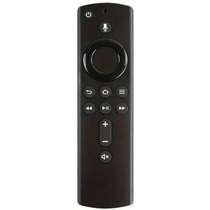 1 st. Vervangende afstandsbediening met spraakbediening L5B83H met aan/uit-functie en volumeregeling, geschikt for Fire TV Cube en Stick 2e generatie