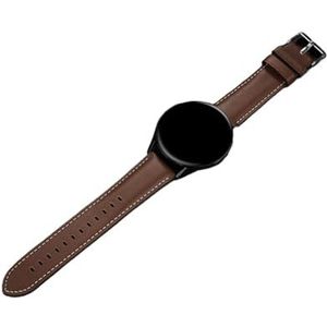 EDVENA Lederen band Compatibel met Huawei Horloge 3 Pro 48mm Originele Lederen band Compatibel met Huawei Horloge 3 Horlogeband Compatibel met Huawei Horloge3 46mm GT2 Pro (Color : Brown 2, Size : 2