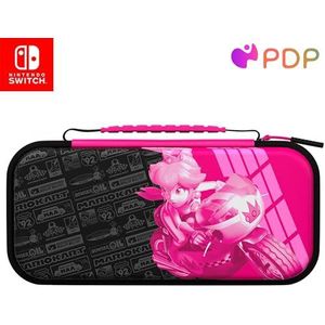 PDP Travel Case Plus GLOW Grand Prix Peach Nintendo Switch