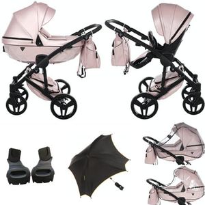 Nieuwheid! Originele Junama Diamond S Class V3 modulaire systemen combi-kinderwagen 2-in-1 + originele adapter Exclusive Prams (02 roze)