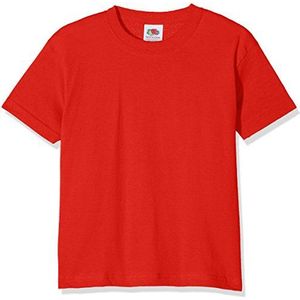 Fruit of the Loom - T-shirt - Rood - 100% Katoen - 5 Stuks