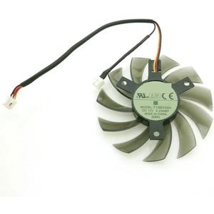 T128010SH DC12V 0,25A 75mm 3Pin voor Gigabyte GV-R585OC-1GD GV-N460OC-1GI grafische kaartkoeler koelventilator(T128010SH-3Pin)