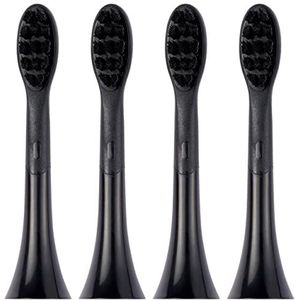 BOOMBRUSH Opzetborstels Elektrische Tandenborstel - Zwart - 4 Stuks