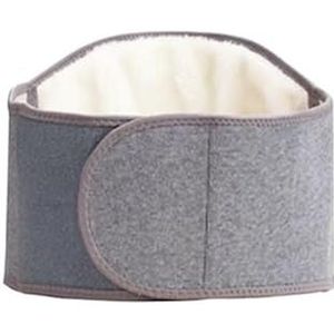 Buik-weg-gordel, Thermische Taillewarmer For Dames, Taillesteunriem, Comfortabele Warme Buikbeschermerriem Buik Trainers(White-Full Velvet,XL)