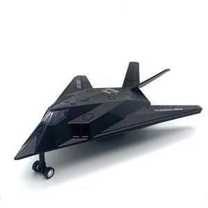 Voor Militaire F-117 Stealth Straaljager Nighthawk Straaljager Gegoten Metalen Model Speelgoed Kinderen Gift Serie