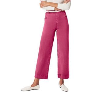 yk8fass Denim broek met rechte pijpen ze-1234, roosrood, 4