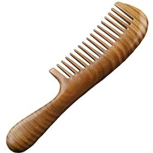 Houten voor vrouwen - walnoot hout ontklitter kammen, krullend haar , hoofdhuid massager, vrouwen haar styling tools voor alle haartypes