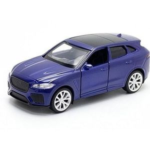 cadeau speelgoed 1:32 Diecast Legering Model Auto Collectie Souvenir Ornamenten Display Voertuig Speelgoed Voor Jaguars Voor F-PACE SUV (Color : Blu)