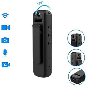 Actiecamera Mini Digitale Camera HD 1080P Home Sport DV Magnetische Beveiligingscamera Bewegingssensor Kleine Camcorder Pocket Body Camara (Color : With 64GB TF Card, Size : One Size)