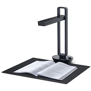 Documentscanner Boek Scanner Aura Pro Portable Document Scanner 1 4MP Max A3-maat met slim OCR Led tafel bureaulamp for het kantoor van de familie (Color : Dark Gray, Size : A-U)