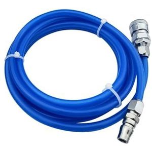 PU8X5 5/10/20/25/30cm flexibele luchtslang voor compressor rechte buis pijp rood blauw zwart wit pneumatische slangen met SP20 PP20 (kleur: wit 30 m)