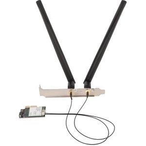 WiFi 6E-kaart, 5.2 Hoge Snelheid AX210NGW Draadloze Netwerkkaart 2,4 GHz 5 GHz 6 GHz voor voor Desktop-pc (Trisarfsyghgu48q-11)