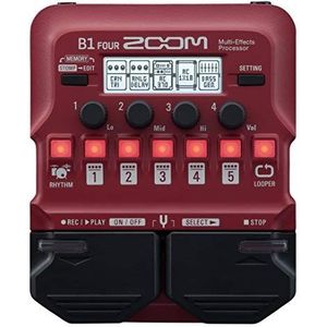 Zoom B1 FOUR multi-effect pedaal voor basgitaar