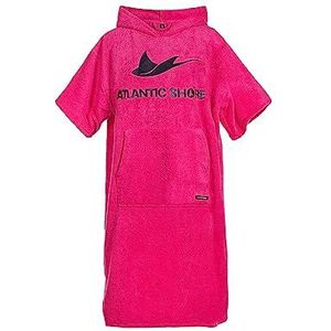 Atlantic Shore | Surfponcho (Unisex) * Albornoz de algodón de Primera Calidad ? Rosa ? Long