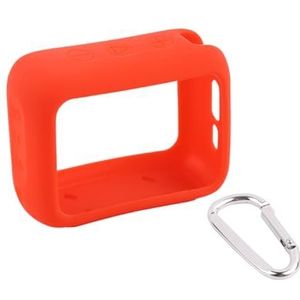 Siliconen beschermhoes voor JBL GO4 Bluetooth-luidspreker, volledige hoes, stofdicht, verdikte beschermhoes (rood)