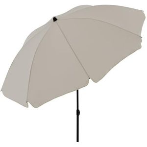 derby parasol I Ronde parasol voor strand, balkon en terras I In hoogte verstelbare parasol I Met UV-bescherming I Stevige, opvouwbare parasol I Strandparasol