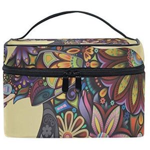 MONTOJ Schilderen Olifant make-up zakken cosmetische zakken