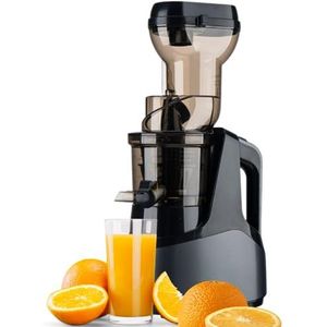 Niceey Slowjuicer - 900 ML - Groenten en Fruit Sap - Met Pulpcontainer - BPA-Vrij - Zwart