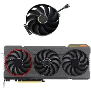 90MM CF9015U12D FD9015U12D 7-pins RTX4070 RTX4060Ti grafische kaartventilator voor ASUS voor TUF voor gaming RTX 4070 Ti 4060 OC Edition voor(A-Fan)