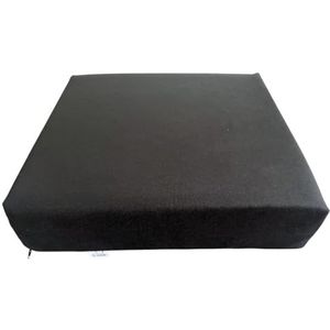 GM Anti-decubitus kussen voor rolstoel, 42 x 42 x 8 cm, anti-decubitus kussen voor stoel van traagschuim en polyurethaan, voor senioren, gemaakt in Italië, zwart