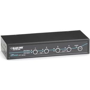Black Box 4PT SERVSWITCH DT DVI USB EMULATED USB KM KVM SWITCH, 788961 (EMULATED USB KM KVM SWITCH ServSwitch, 1920 x 1200 pixels, Black)