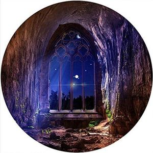 Slipmats Slipmat vilt voor elke 12"" LP DJ vinyl draaitafel platenspeler aangepaste afbeelding - Natural Cathedral