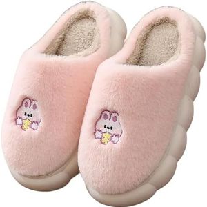 Katoenen pantoffels Pantoffels met dierenprint Winterpantoffels Leuke pantoffels Warme pluche pantoffels voor binnen- en buitenpantoffels