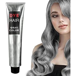 Zilveren Haarverf | Color Super Grey Hair Healing Semi Permanente Kleur | 3.52oz stijlvolle haarkleuring producten voor alle haartypes, lang haar, krullend haar, kort haar Gusengo
