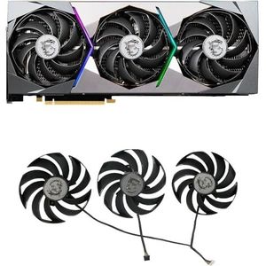 GPU-koeler videoventilator PLD10010B12HH voor MSI RTX 3090 3070 3080 3070Ti SUPRIM X PLD09210S12HH voor GAMING Trio(PLD10010B12HH)