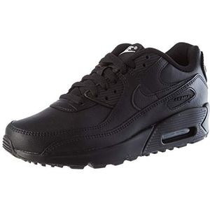 Nike Unisex Air Max 90 Ltr (Gs) sneakers, Black Black Black White, 39 EU