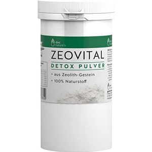 doc nature's Zeovital Detox poeder 250 g van zeoliet gesteente - biogene mineralen - silicium - 100% natuurlijke stof - alleen voor uitwendig gebruik - badadditief - masker - huidverzorging