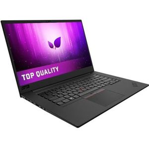 Lenovo ThinkPad P1 Gen 3, Intel i7 processor 6 x 2,7 GHz, 32 GB geheugen, 512 GB SSD, 15,6 inch display, Ultra HD 4K 3840 x 2160, 4 GB NVIDIA, Cam, Windows 11 J0A (generaal)