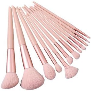 12 Stks COMBO Make-up Borstel Set Artistry Borstels Kabuki Poeder Borstel Oogschaduw Stippling Borstel Premium Synthetische Make Up Borstel Set Voor Contouring Concealer Foundation Poeder Oogschaduw