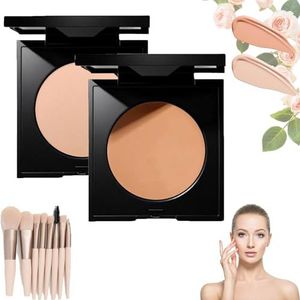 Luminancemilano Under Eye Brightener, Eye Brightener Powder, Conceal, Brightens, Effectively Cover Dark Circles, Moisturize and Blend for Smooth, Radiant & Refreshed Look (01+03)