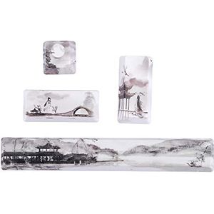 Keycap, Keyboard Caps, Landschapsschilderkunstontwerp voor mechanische toetsenborden(Landscape keycap 4 keys)