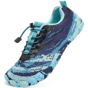 Mabove Waterschoenen voor dames en heren, badschoenen, strandschoenen, blotevoetenschoenen, zwemschoenen, aquaschoenen, surfschoenen voor watersport, Blauw 141, 40 EU