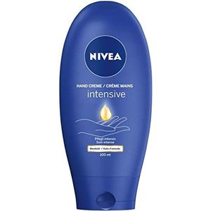 NIVEA Intensieve Care-handcrème in 1 verpakking (1 x 100 ml), handverzorgingscrème met de geur van NIVEA Crème, rijke huidcrème met amandelolie, 84695