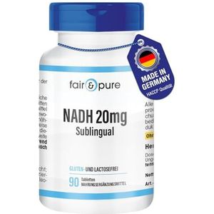 Fair & Pure® - NADH 20mg - 90 vegane tabletten - sublinguaal