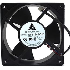 LMNCBVYA -Wire High-Performance Server Fan EFB1248VHE 120mm x 120mm x 38mm DC 48V 0.21A 3