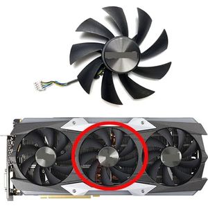 Voor ZOTAC voor GeForce GTX1080ti, vervangende ventilator voor grafische kaart GA92S2U(Middle fan)
