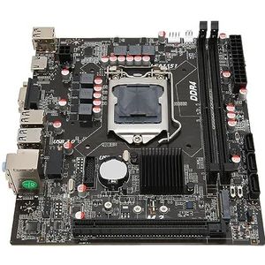 M ATX Gaming Moederbord, B250B4 Desktop Computer M ATX Moederbord PCI E X16 Gen 3.0 Slot Professional Dual Channel voor Desktop Computer