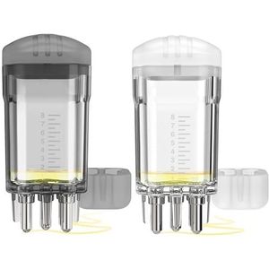 Minoxidil Applicator, 2 STUK Gemakkelijk Snel Breng Precies Effectieve Massage Mini Hoofdhuid Kam Fles, Kam Gewijd aan Haargroei Serum